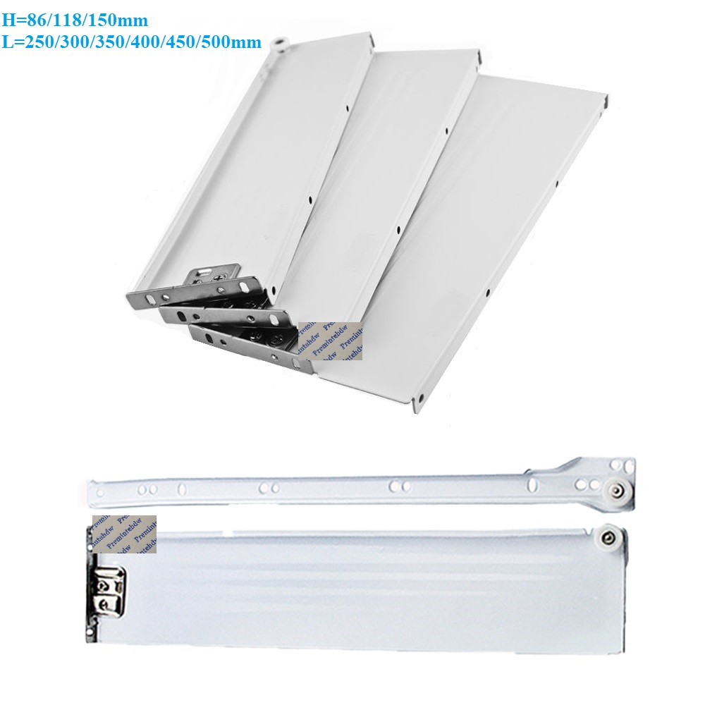 Model Kit Runner Organizer - 1Pair Metal Box Single Wall Drawer
