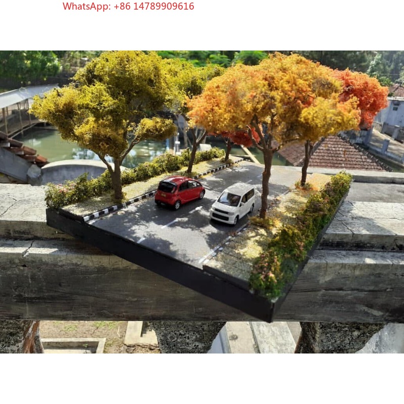 Model Figure Base - Custom Diorama Base for Model Cars