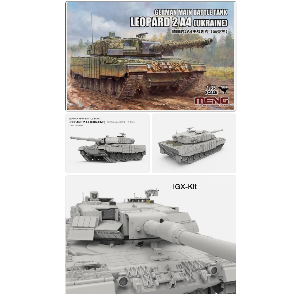 Model Kit Ukraine - Meng TS-058 1:35 Scale German Main