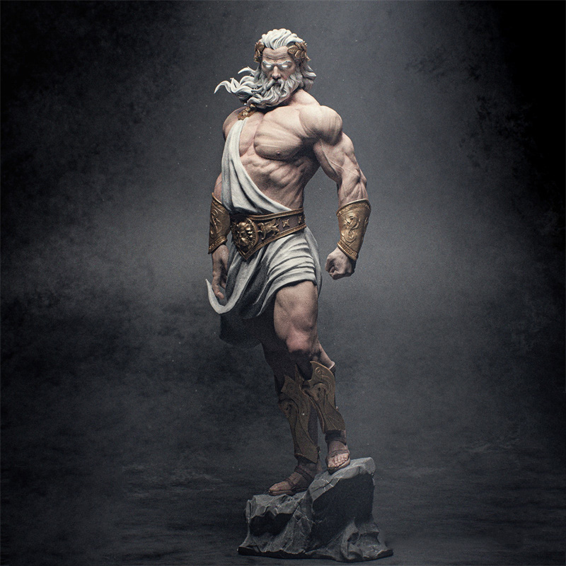 Model Kit Zeus - 1/24 75mm 1/18 Resin Model Kit