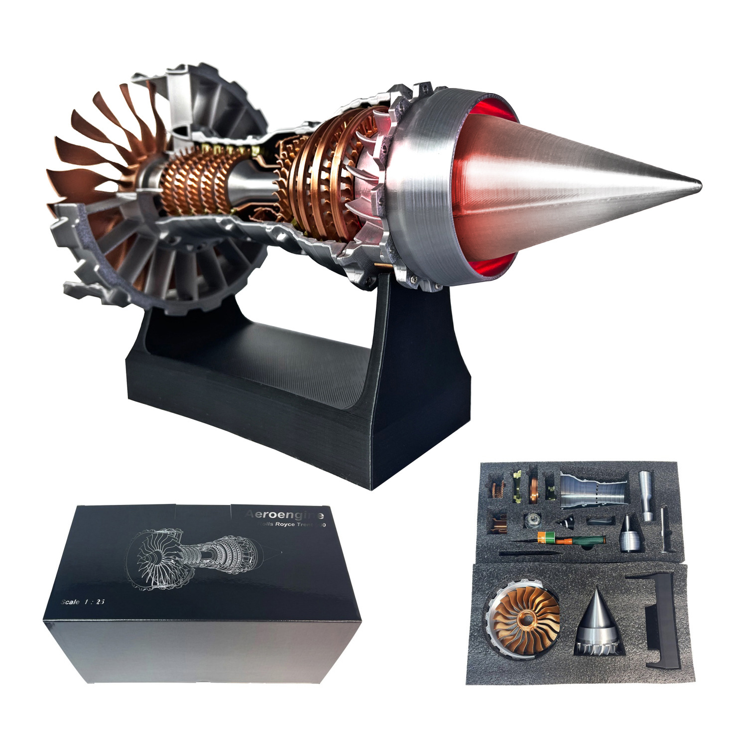 DIY Turbofan Jet Engine Model  - Model Kit Jet Engine recension och pris