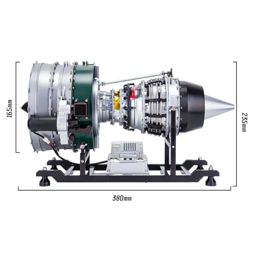 TECHING 1/10 Metal Jet Turbine - Model Kit Jet Engine recension och pris
