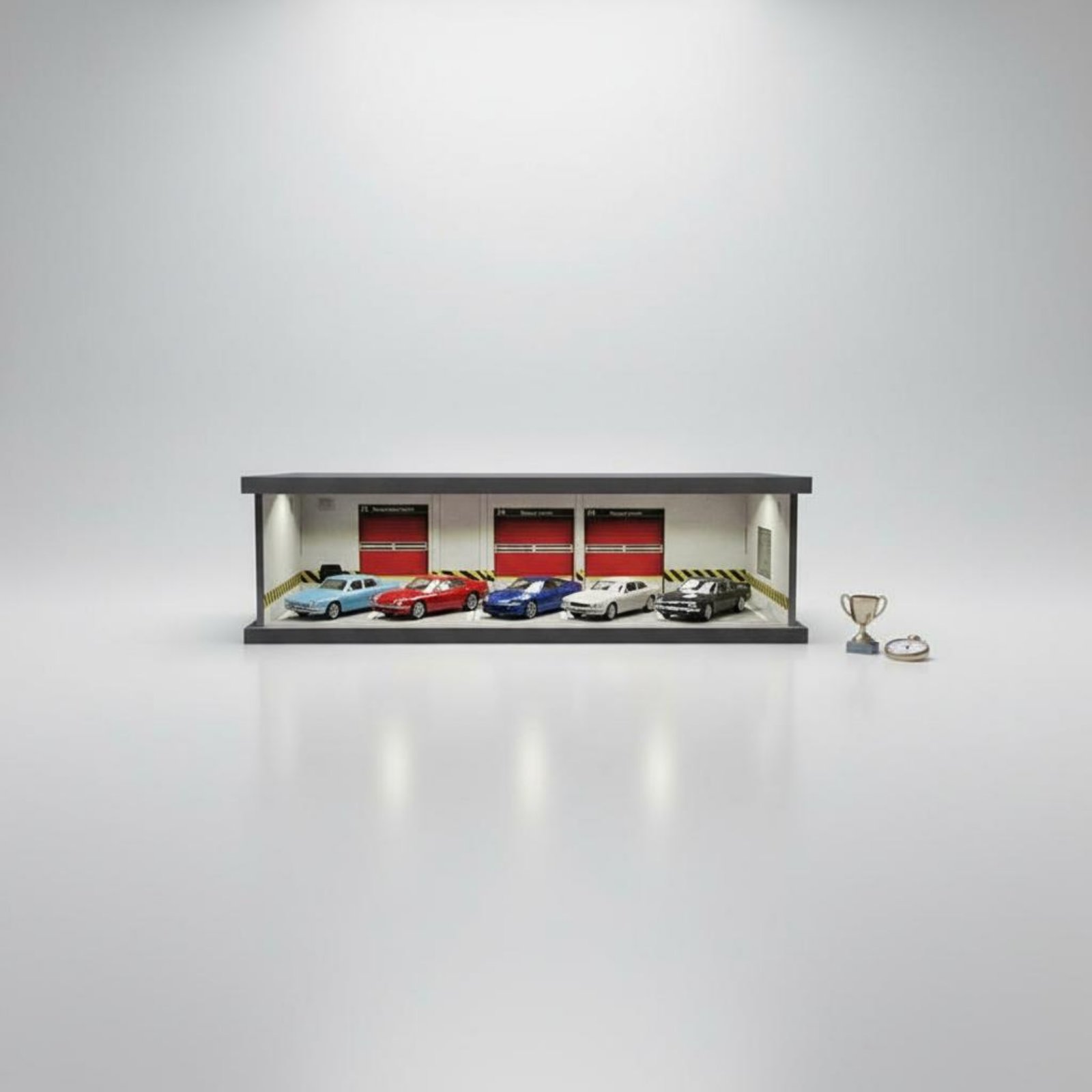 Parking Lot Scene Model Box Un - Model Kit Display recension och pris