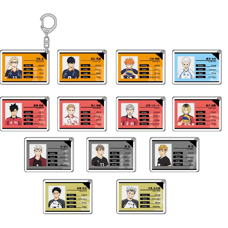 Haikyuu Acrylic Keychain Kawai - Model Kit Anime recension och pris
