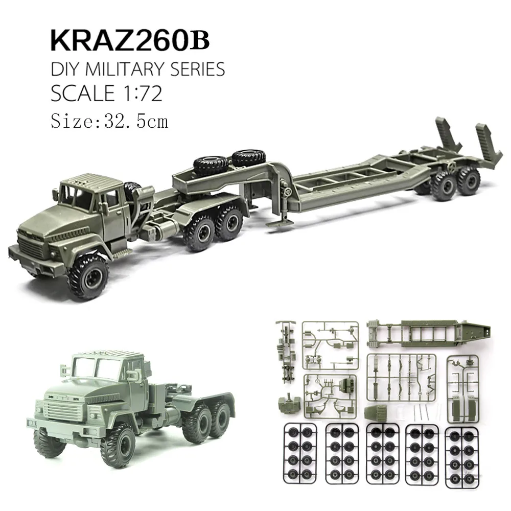 1/72 Ukraine KRAZ260B Semitrai - Model Kit Ukraine recension och pris