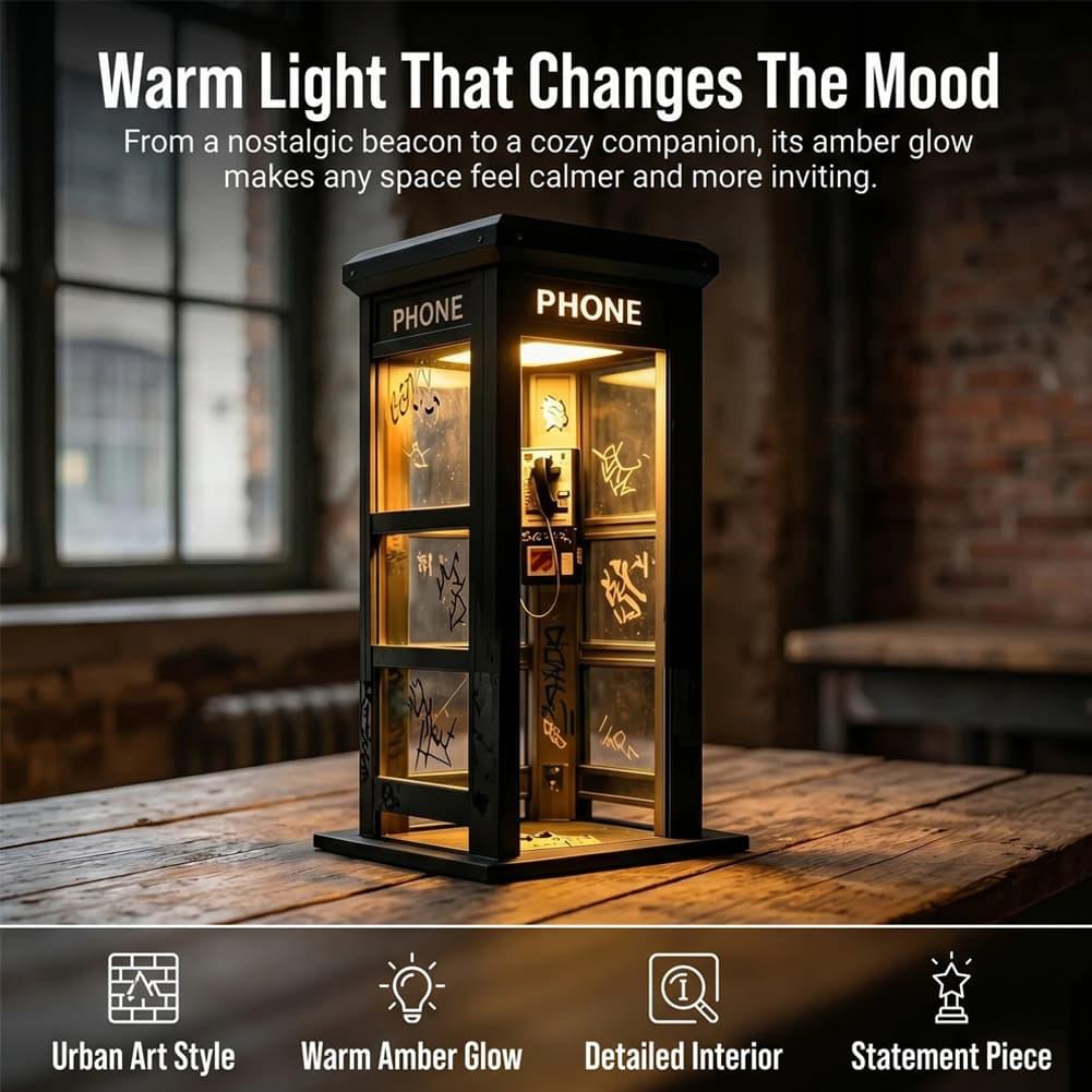 Retro Graffiti Phone Booth Tab - Model Kit Box recension och pris