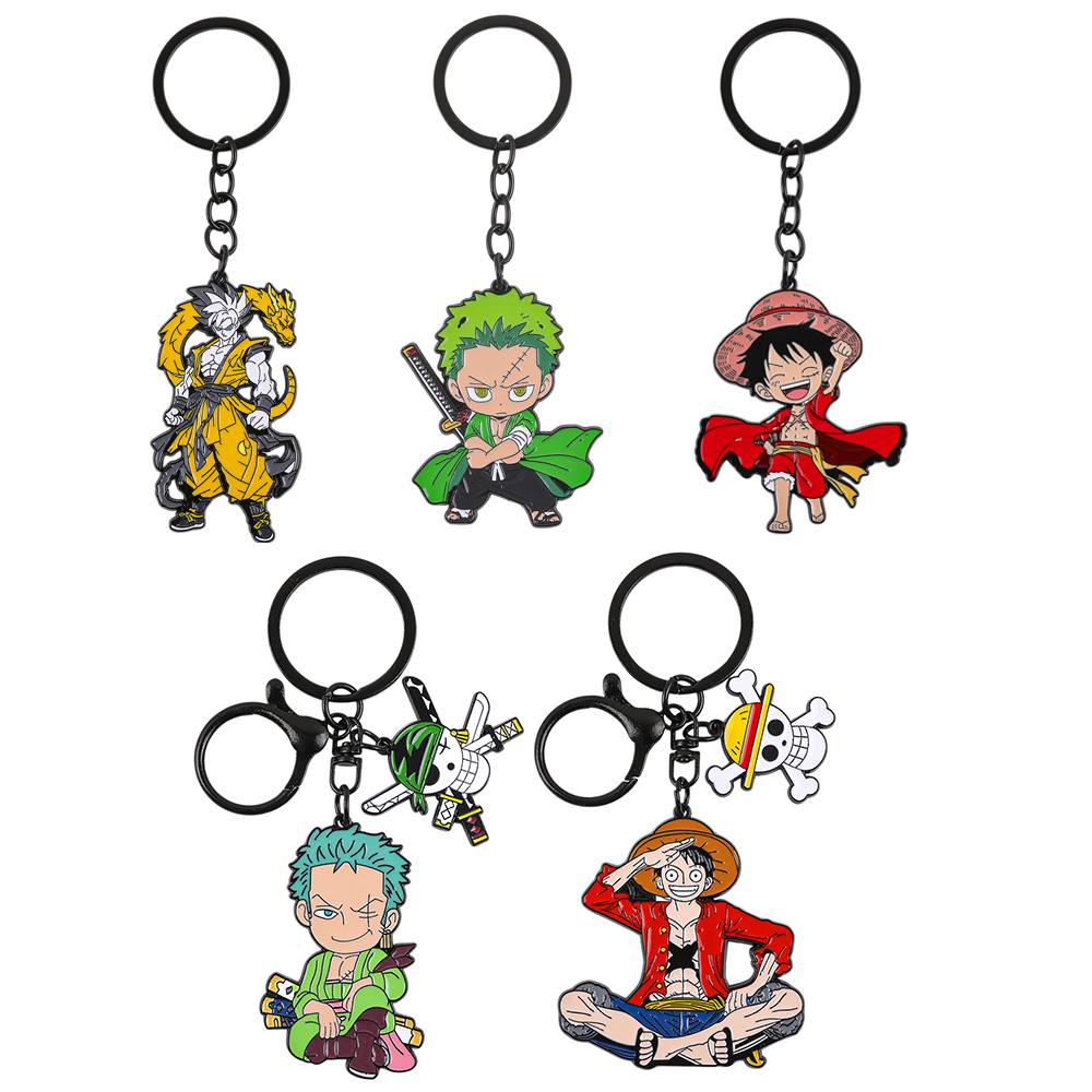 One Piece Anime Keychain Set - - Model Kit Luffy recension och pris