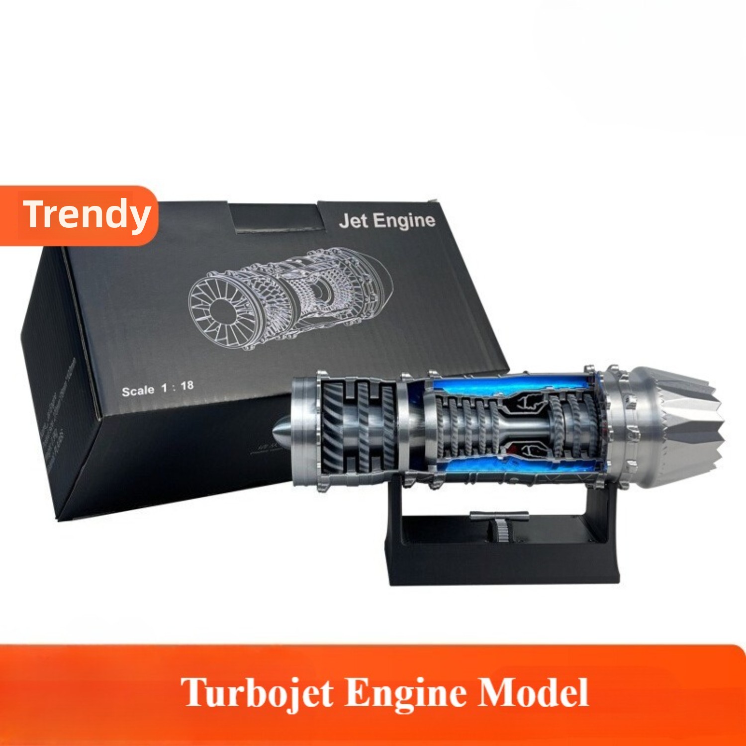 Micro J35 Fighter Jet Engine M - Model Kit Jet Engine recension och pris