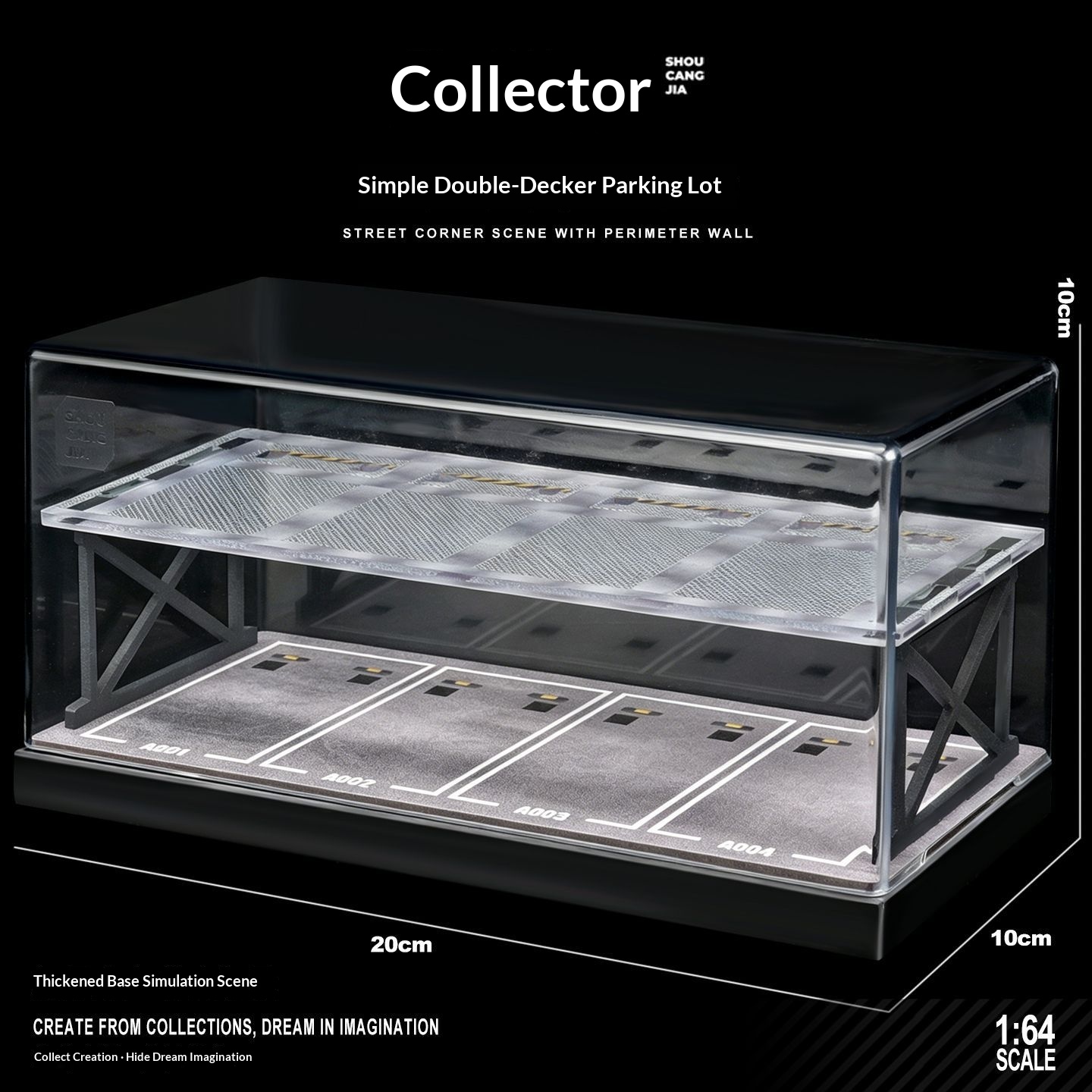 Collector 1:64 Scale Two-Story - Model Kit Display recension och pris