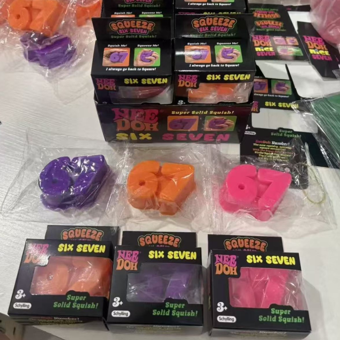 Six Seven Number TPR Squishy T - Model Kit Eva recension och pris