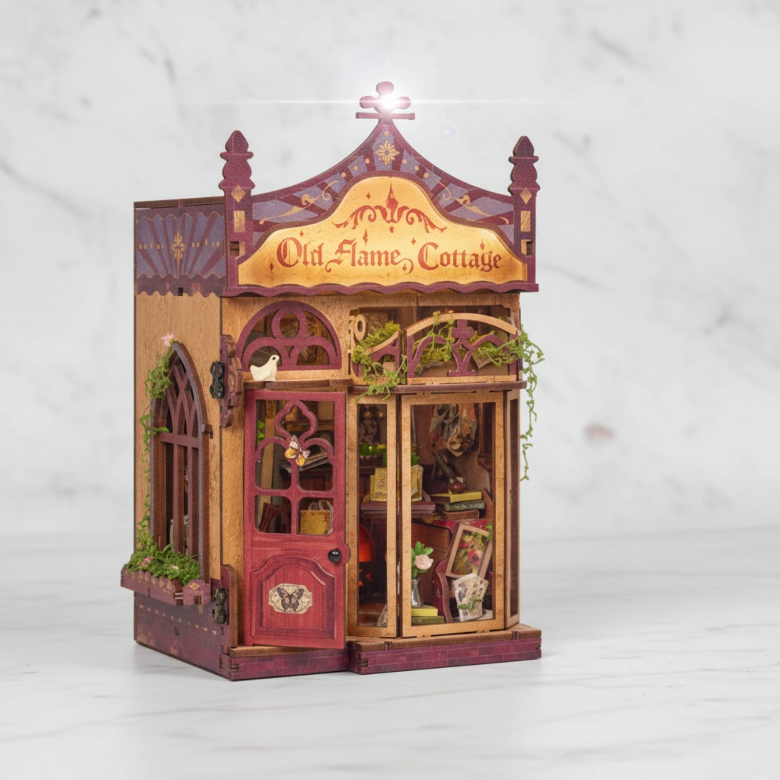 DIY Book Nook Kit Great Gift T - Model Kit Vintage recension och pris