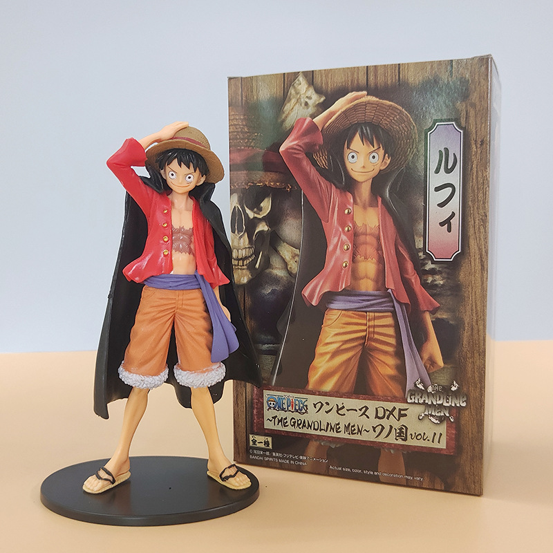 17cm cartoon surrounding One P - Model Kit Luffy recension och pris