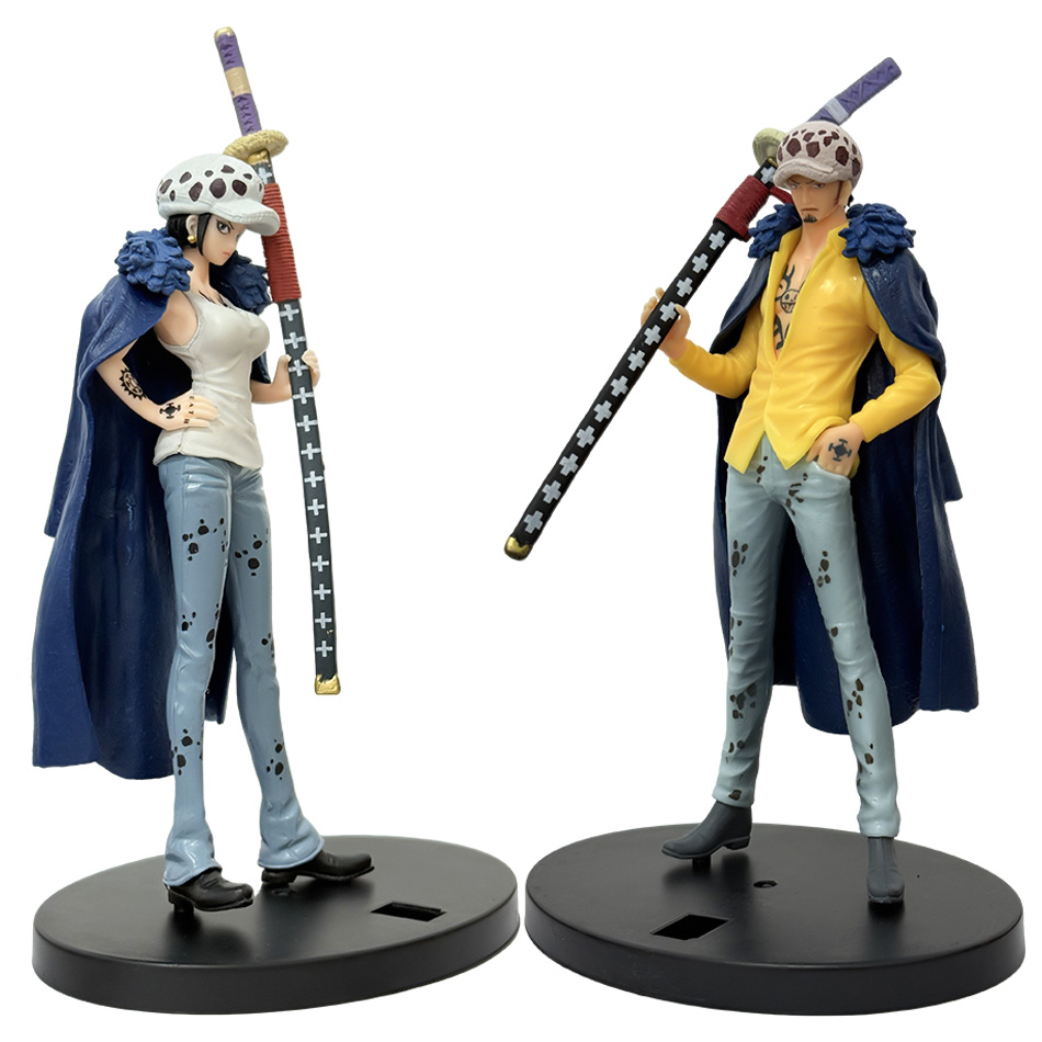 Oned Pieced Anime Trafalgar La - Model Figure Base recension och pris