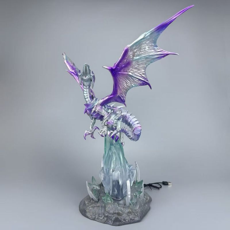 45cm Yu Gi Oh Blue Eyes White  - Model Figure Base recension och pris