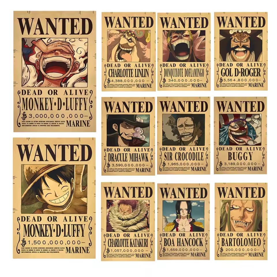 Anime One Piece Bounty Wanted  - Model Kit Vintage recension och pris