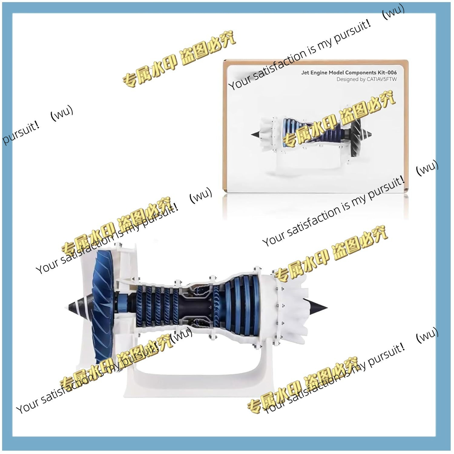 For Bambu Lab Makerworld MH006 - Model Kit Jet Engine recension och pris
