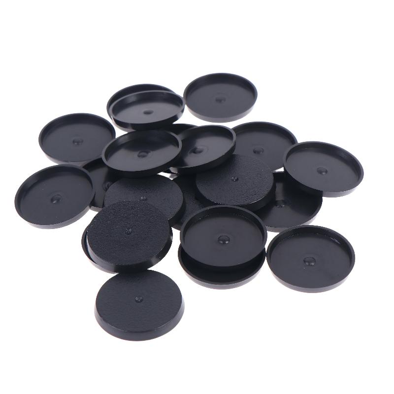 20Pcs 40mm Round Wargame Minia - Model Figure Base recension och pris