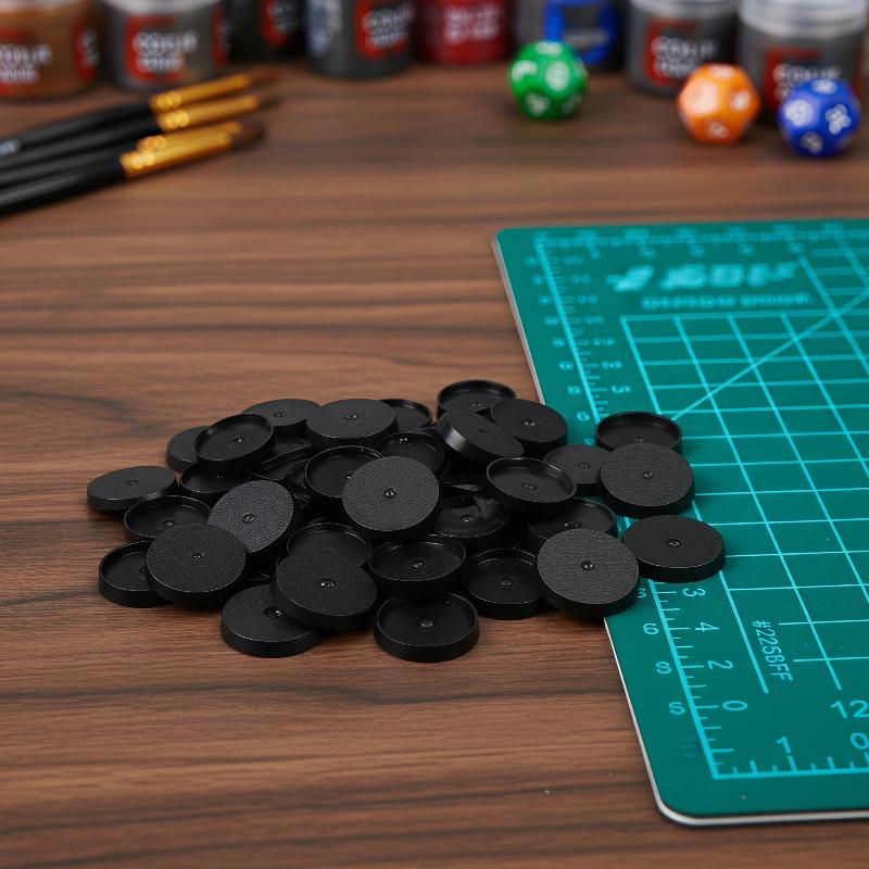 20Pcs 40mm Round Wargame Minia - Model Figure Base recension och pris