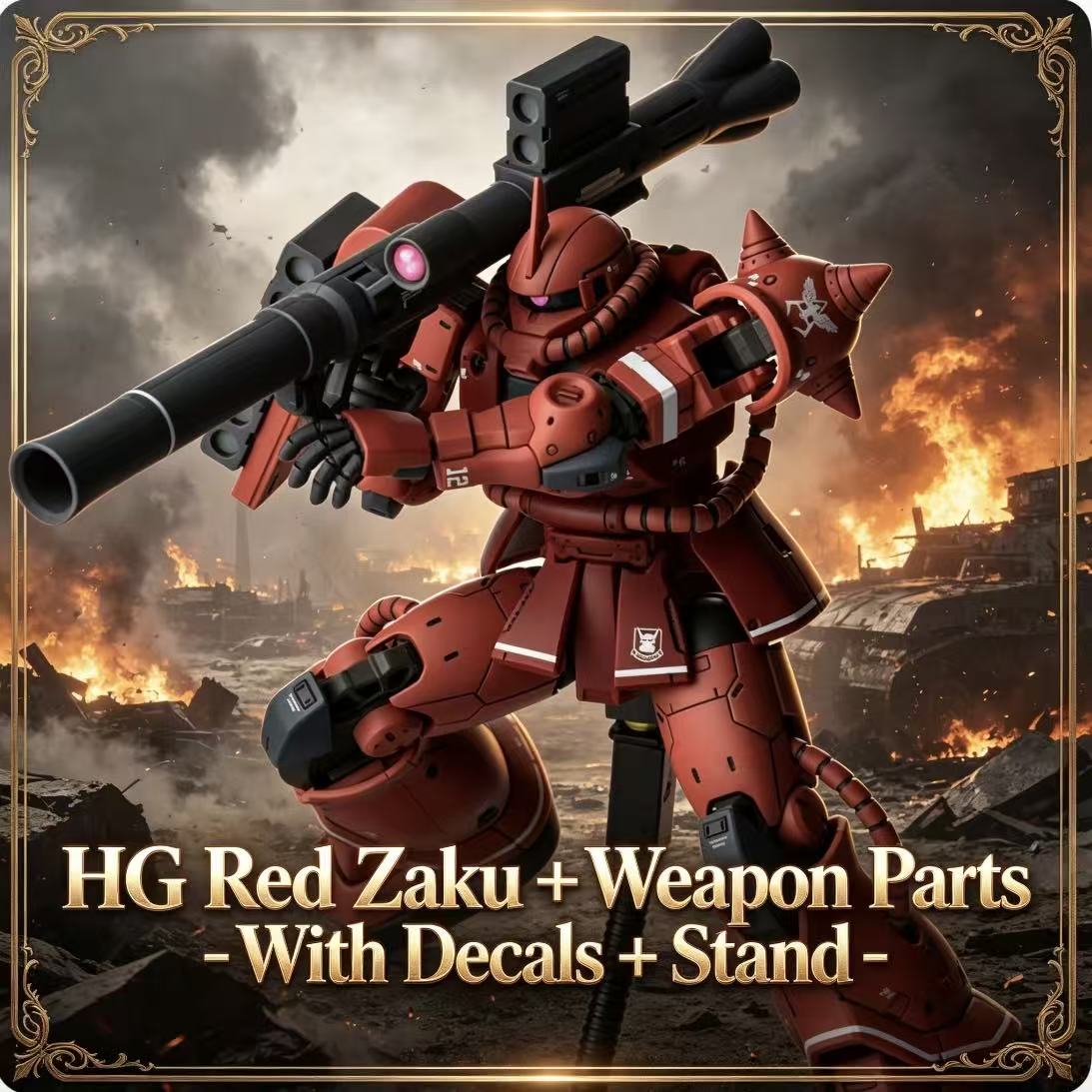 024HG Char's Custom Old Type R - Model Kit Zaku recension och pris