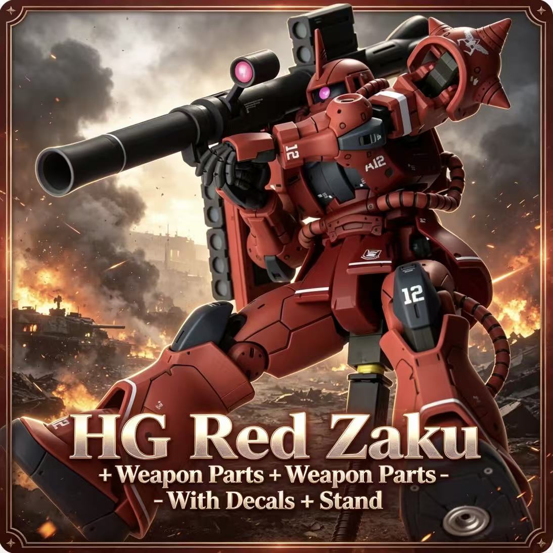 024HG Char's Custom Old Type R - Model Kit Zaku recension och pris