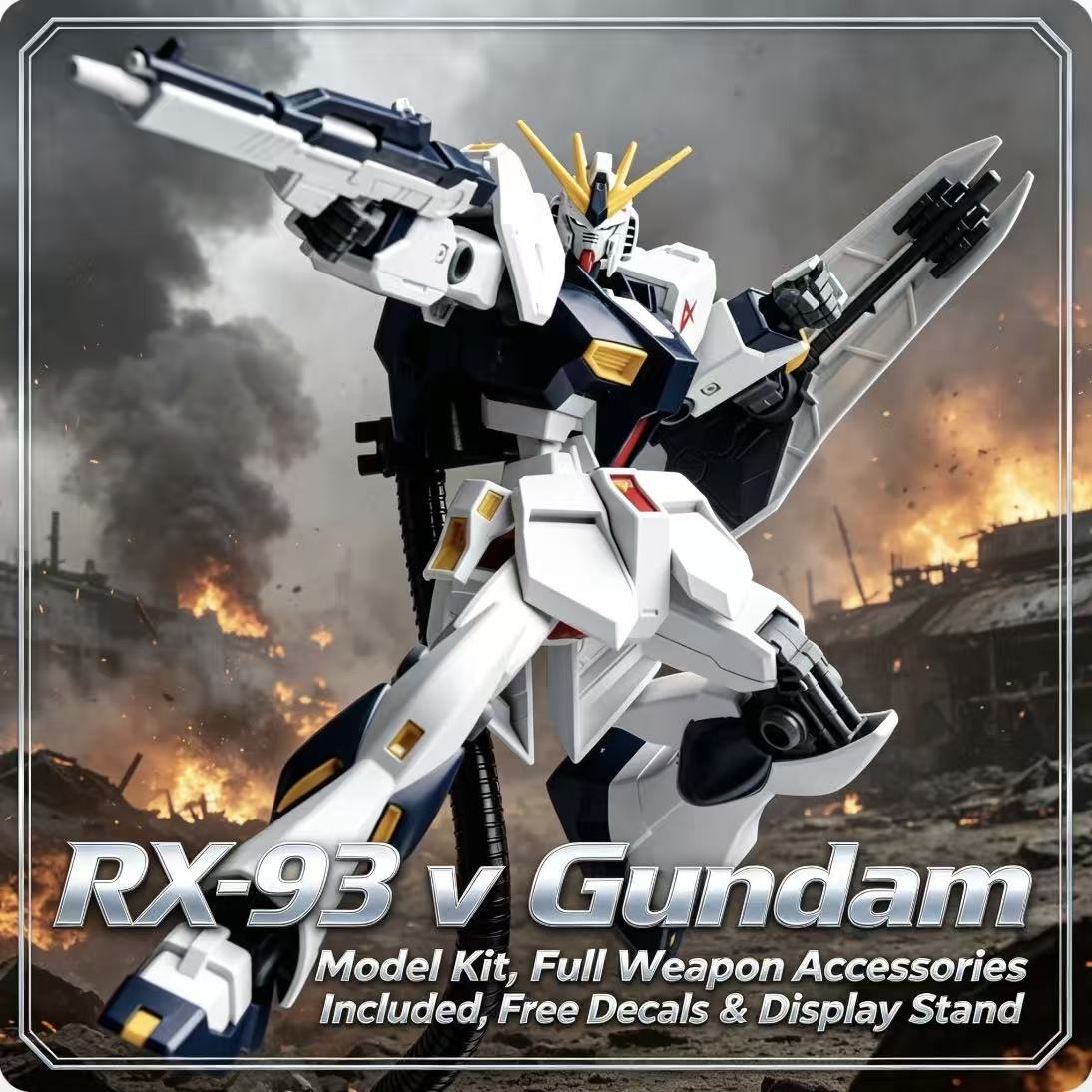 93HG 1/144 ENTRY GRADE RX-93 V - Model Kit Gundam Mg recension och pris