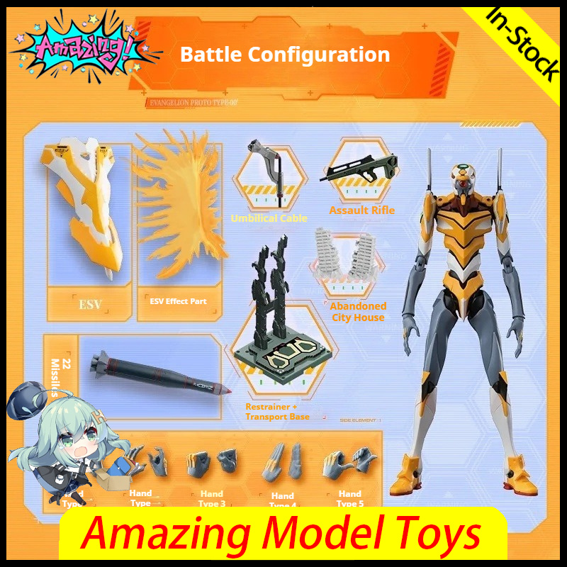 In Stock Blokees New Century E - Model Kit Evangelion recension och pris