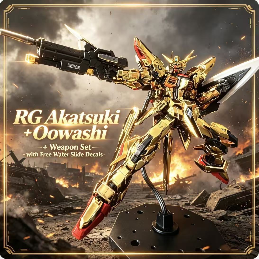 RG41 1/144 ORB-01 Akatsuki Oow - Bandai Model Gundam Rg recension och pris
