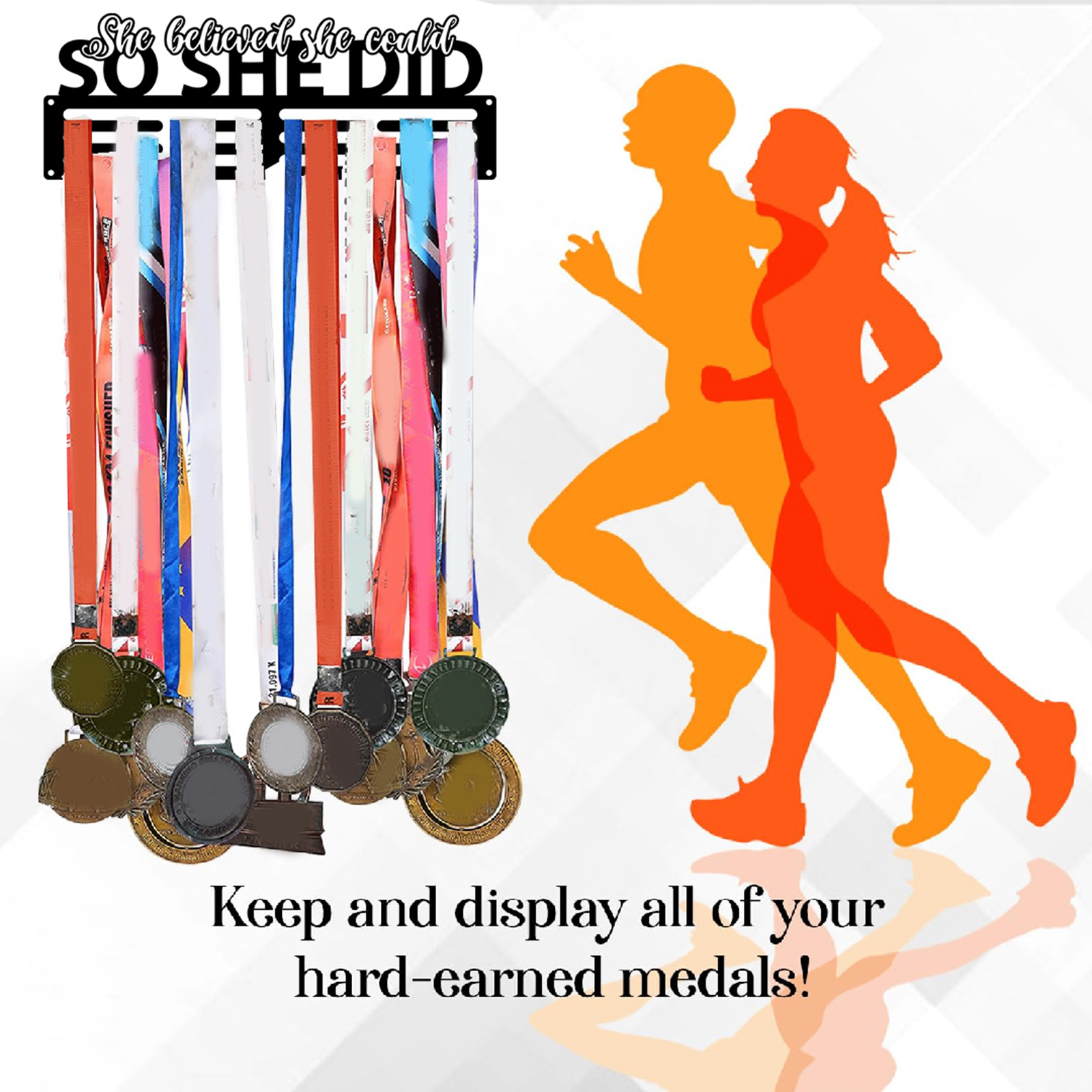Medal Hanger Metal Race Medal  - Model Kit Runner Organizer recension och pris