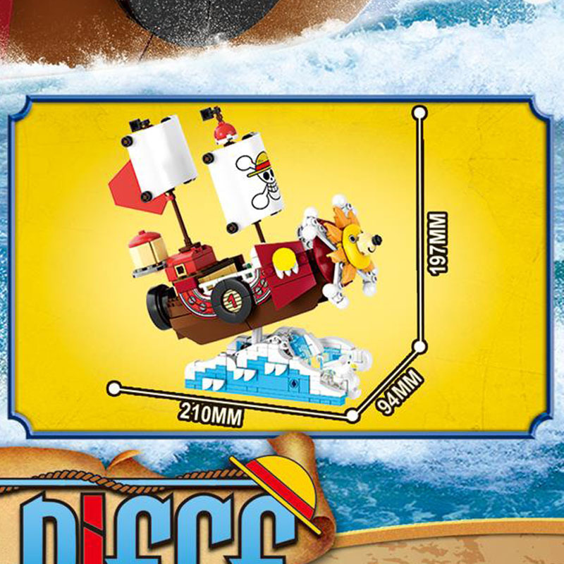 In Stock One Piece Pirate Ship - Model Kit Luffy recension och pris