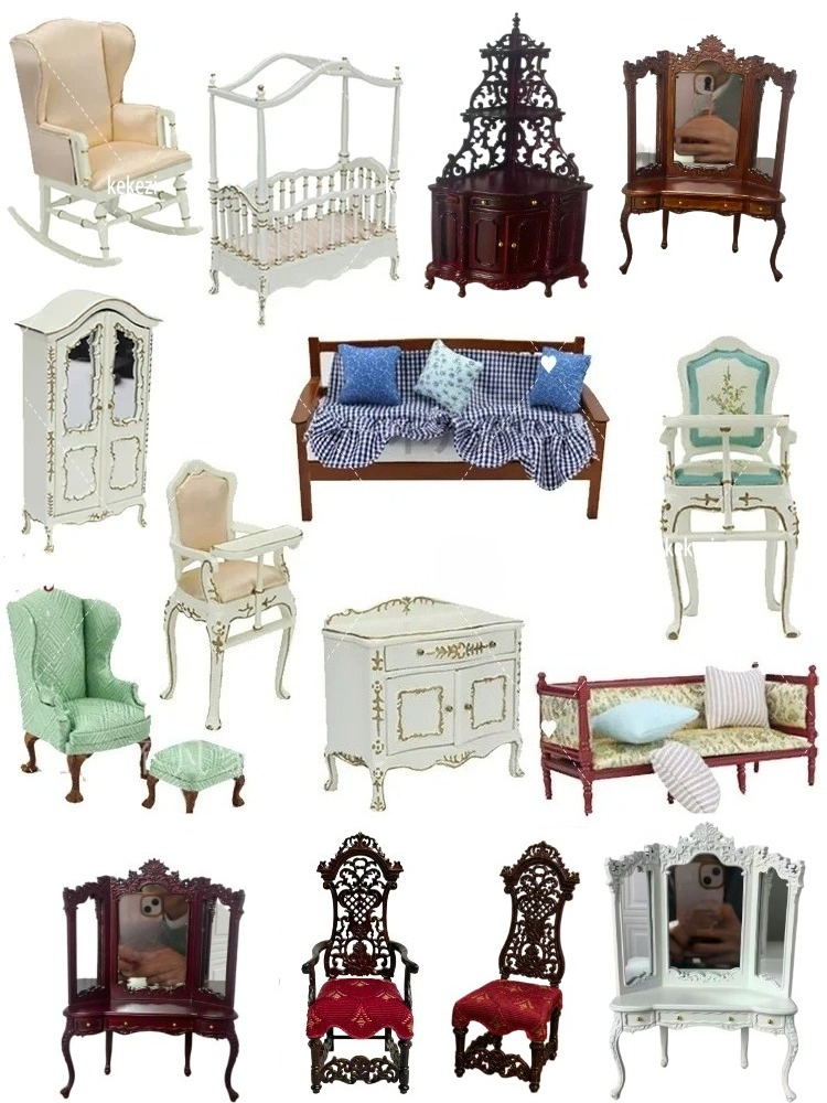 Miniature Dollhouse Furniture  - Model Kit Vintage recension och pris
