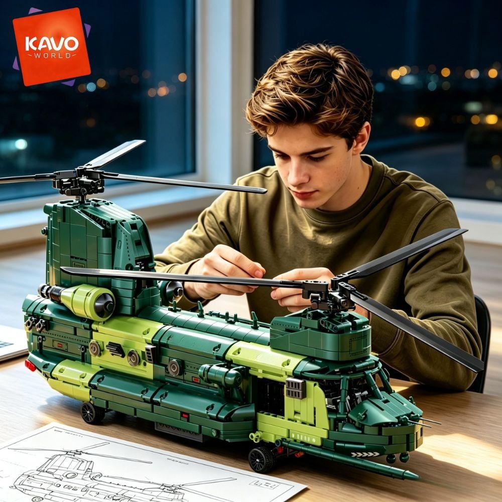 KAVOWORLD 1826pcs 32inch Large - Model Kit Levels recension och pris
