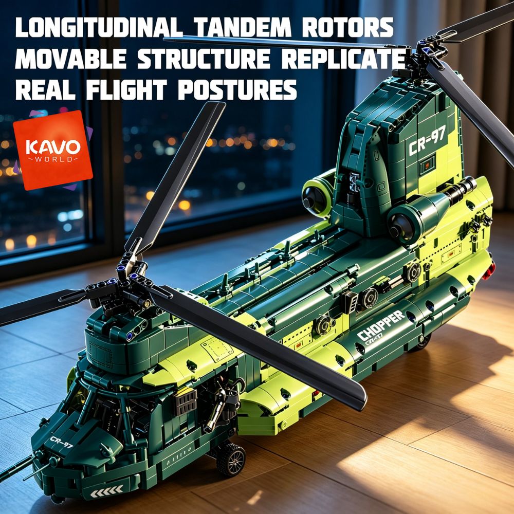 KAVOWORLD 1826pcs 32inch Large - Model Kit Levels recension och pris